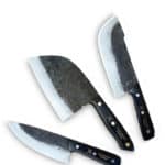 3 forged chef knives