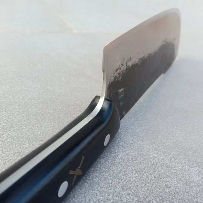 Forged Shefu knife blade edge