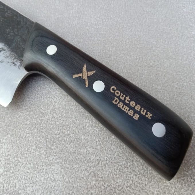 Forged Itamae chef's knife handle