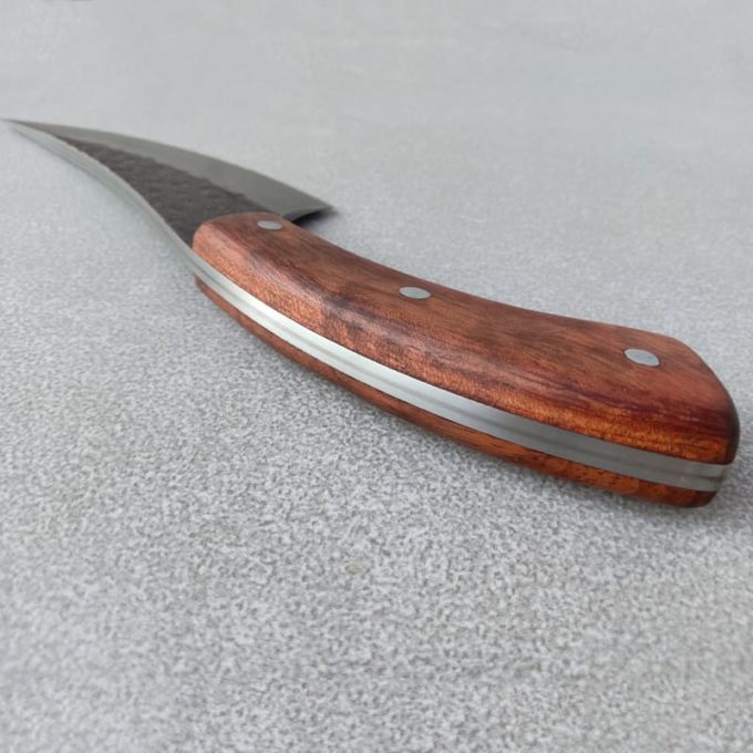 Spine of the pattern welded Picnic knife
